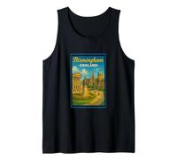 Póster retro vintage de Birmingham City England UK Camiseta sin Mangas