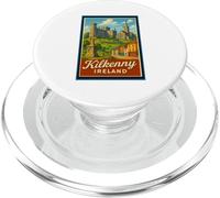 Póster retro vintage de Kilkenny City Irlanda IRE PopSockets PopGrip para MagSafe