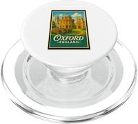 Póster retro vintage de Oxford City England UK PopSockets PopGrip para MagSafe