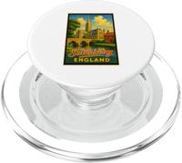 Póster retro vintage de Salisbury City England UK PopSockets PopGrip para MagSafe