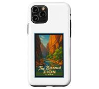 Póster retro vintage The Narrows Utah UT Zion Art Graphic Carcasa para iPhone 11 Pro