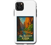 Póster retro vintage The Narrows Utah UT Zion Art Graphic Carcasa para iPhone 11 Pro Max