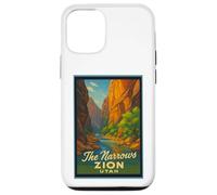 Póster retro vintage The Narrows Utah UT Zion Art Graphic Carcasa para iPhone 12/12 Pro