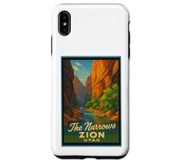 Póster retro vintage The Narrows Utah UT Zion Art Graphic Carcasa para iPhone XS Max