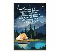 poster Scripture Art Print - How Cool Is The God Who Created Oceans Mountains - Worship Quote Christian Decor for Church Home Study(Unframed,12x18inch(30x45cm))