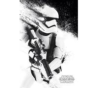 Póster Star Wars: Episodio VII - Pintura del Stormtrooper (61cm x 91,5cm) + embalaje para regalo