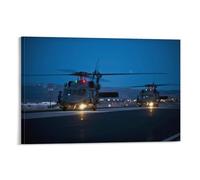 Póster UH-60 de helicóptero militar Black Hawk Gunship Fighter Aircraft (24) impresión fotográfica artística sobre lienzo, póster decorativo moderno para el hogar