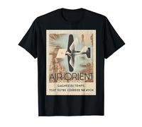 Póster vintage - Camiseta retro Air-Orient Camiseta