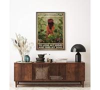 Póster vintage de camping con texto en inglés "Love Camping Poster And Into The Forest I Go To Lose My Mind And Find My Soul", póster de metal de 8 x 12 pulgadas