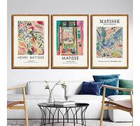 Póster Vintage de Henri Matisse, paisaje abstracto, fruta, cuadro sobre lienzo para pared, impresiones nórdicas, imágenes para decoración del hogar, 19,6 "x 27,5" (50x70cm) x3 sin marco