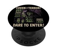 Póster Vintage de la película de Bruja de Terror de Halloween PopSockets PopGrip Adhesivo
