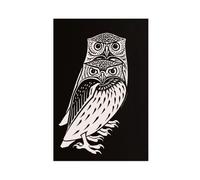 Póster vintage de pájaros en lienzo, decoración de pared, pinturas para sala de estar, dormitorio, decoración de 20 x 30 cm
