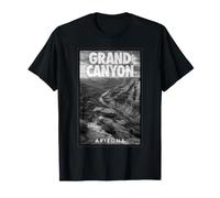 Póster Vintage del Gran Cañón Arizona, Recuerdo de Viaje de Naturaleza Camiseta