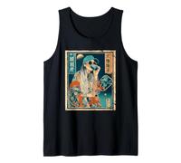 Póster Vintage japonés Ukiyo E Girl Camiseta sin Mangas