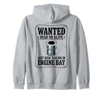 Póster Wanted, 10 mm, con Forma de Enchufe, Meme, Coche, Divertido mecánico Sudadera con Capucha