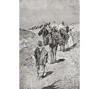 Posterazzi A Caravan Africa In The Late 19Th Century. From The Modern Cyclopedia Of Universal Information Publicado 1903. Póster impreso, (12 x 18)