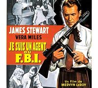 Posterazzi Historia (Aka Je Suis Un Agent Du F.B.I.) James Stewart (derecha) (arte francés) 1959 Impresión del maestro de la película, (11 x 17), varía
