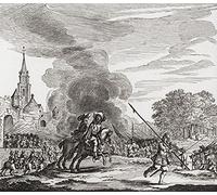 Posterazzi Póster del rey Carlos II escapando después de la batalla de Worcester en 1651. Del libro Breve historia del pueblo inglés, impresión de J.R. Green, publicado en Londres 1893, (30 x 26)