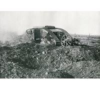 Posterazzi Un tanque británico en acción en el frente occidental durante la primera guerra mundial. del año 1917 ilustrado publicado Londres 1918. Impresión de póster (36 x 24)