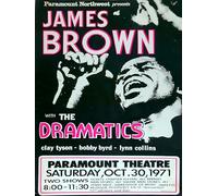 Postercinema James Brown at Paramount Theatre - Póster 30 x 40 cm