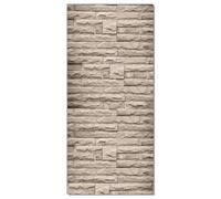posterdepot - Póster para puerta de puerta Muro de piedra tamaño ktt0083 93 x 205 cm, madera de, gris/marrón