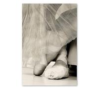 Postereck - 0015 - Bailarina con Zapatillas de Punta, Detalle de Ballet - Arte de Pared Lámina, Impresión de Danza Clásica, Música y Movimiento - Poster - 3:2 61,0 cm x 40,5 cm