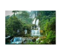 Postereck - 2985 - Cascada, Naturaleza, Paisaje, Bosque, Árboles, Agua - Arte de Pared Lámina, Impresión de Paisaje Húmedo, Relax - Poster - 3:2 30,0 cm x 20,0 cm