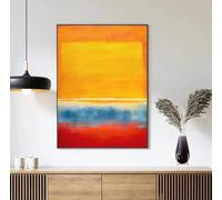 Pósteres abstractos con degradado colorido de Mark Rothko, impresiones en lienzo, pintura, arte de pared, imagen para sala de estar, decoración del hogar, 50 x 75 cm, sin marco