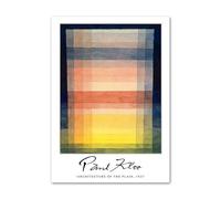 Pósteres coloridos de Paul Klee, pintura abstracta en lienzo de acuarela, arte de pared de Paul Klee, impresiones de Paul Klee, imágenes de Paul Klee, decoración del hogar, 40x60cm, sin marco