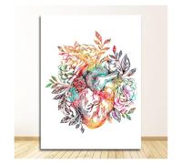 Pósteres con imagen de oficina educación médica, pintura en lienzo, sistema muscular anatomía humana, impresión artística pared, figura, decoración del hogar(2,30x45cm No Frame)