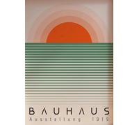 Pósteres De Pintura En Lienzo Con Diseño Geométrico Abstracto De La Bauhaus, Impresiones De Mediados De Siglo, Arte Mural Para Sala De Estar, Dormitorio, Decoración Del Hogar, Tamaño A10 30X40Cm Sin M