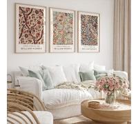 Pósteres de William Morris Lámina de William Morris Arte de pared de William Morris Póster vintage Lámina floral Arte de pared de Morris Decoración (50x75cm-3 piezas)