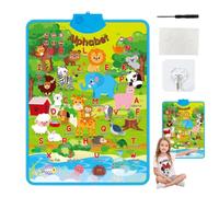 Pósteres del para la Pared del Aula, Tabla de Aprendizaje Educativo | Juguete educativo interactivo para niños para niños de 1 2 3 4 5 6+ años de edad, niños, niñas, su