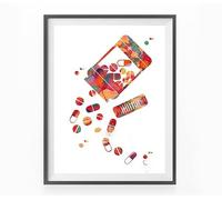 Pósteres e impresiones artísticos de pared con sistema músculos anatomía humana, imágenes mapa corporal, educación médica, pintura en lienzo for decoración del hogar HD(9,21cmX30cmA4 No Frame)