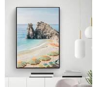 Pósteres e impresiones de la costa mediterránea italiana moderna, lienzo impreso, arte de pared para decoración de sala de estar, 50 x 75 cm, sin marco