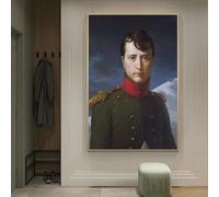 Pósteres e impresiones del retrato del emperador francés Napoleón, rey, lienzo, arte de pared para decoración del hogar y la sala de estar (40 x 50 cm/sin marco)