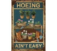 Pósteres E Impresiones En Lienzo De Jardinería "Hoeing Ain'T Easy", Arte De Pared Vintage Para Decoración De Sala De Estar, 50X70 Cm, Sin Marco