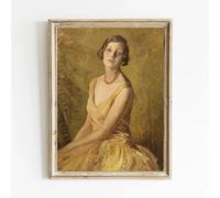 Pósteres e impresiones vintage de retratos de nobles, lienzo impreso, arte de pared para sala de estar, decoración del hogar (70 x 100 cm/sin marco)