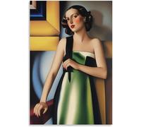 Pósteres famosos de Tamara de Lempicka, pintura en lienzo de mujer joven, arte de pared de Tamara de Lempicka e impresiones para decoración del hogar de la habitación, imágenes de 60x80cm sin marco