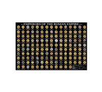 Pósteres metálicos de conocimiento del emperador romano, carteles de hojalata de los emperadores del Imperio romano, placas coleccionables para aficionados a la historia, decoración de pared para el h