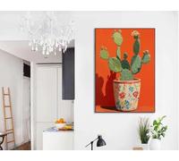Pósteres modernos de cactus del desierto, estilo bohemio, occidental, mexicano, femenino, veraniego, minimalista, lienzos decorativos para el hogar (70x100cm/sin marco)
