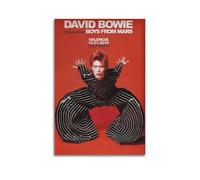 Pósteres vintage de David BowieMusic, pósteres de álbum, pintura decorativa, lienzo, pósteres de pared, pósteres de banda e impresión artística moderna para decoración de dormitorio familiar, pósteres