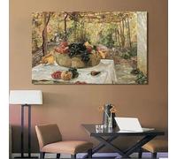Pósteres y láminas vintage de mujeres de pueblo en una granja, paisaje de vacas en un campo, impresión en lienzo, arte de pared (40x60CM/sin marco)