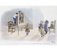 POSTERIIk Famoso impresion Pared Arte cuadros de lienzo Giochi per bambini Spettacolo di burattini di Timoleon Marie Lobrichon Para la Decoración del Hogar 60x90cm