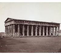 POSTERIIk Famoso impresion Pared Arte cuadros de lienzo il Tempio di Teseo sull'Acropoli di Atene di Félix Bonfils Para la Decoración del Hogar 60x90cm