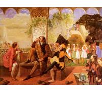 POSTERIIk Famoso impresion Pared Arte cuadros de lienzo La dodicesima notte atto II scena IV di Walter Howell Deverell Para la Decoración de la Oficina 60x90cm