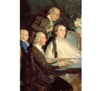 POSTERIIk Famoso impresion Pared Arte cuadros de lienzo la familia del infante don luis de borbon de francisco de goya Para la Decoración del Hogar 60x90cm