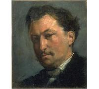 POSTERIIk Famoso impresion Pared Arte cuadros de lienzo Presunto ritratto di Théophile Hyacinth Bouillon di Jean baptiste Carpeaux Para la Decoración de la Oficina 60x90cm