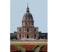 POSTERIIk Famoso impresion Pared Arte cuadros de lienzo Veduta Sud della Cupola Hotel Des Invalides Realizzata da Jules Hardouin Mansart Para la Decoración del Hogar 60x90cm