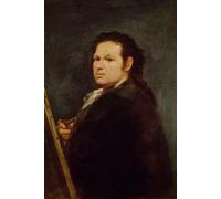 POSTERIIk Famoso moderno lienzo Impresión de Imagen Autoritratto di Francisco De Goya Para la Decoración del Hogar 60x90cm